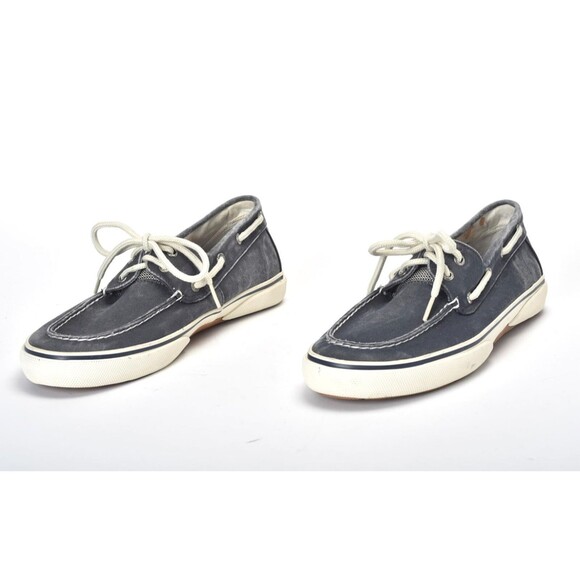 Sperry Top Sider Halyard Men's Blue Denim Canvas Slip Size 10 - Picture 3 of 6